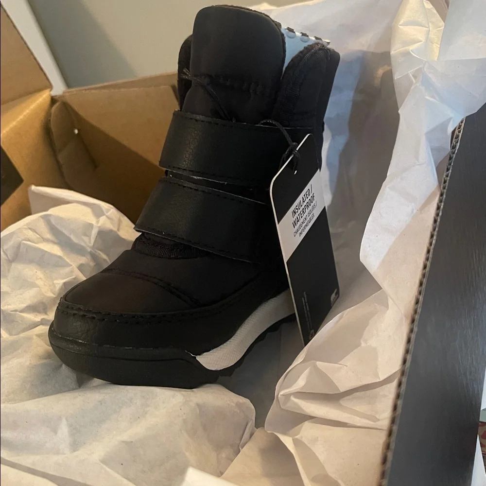 Sorel whitney iii strap snow boots nib sz 4 toddler